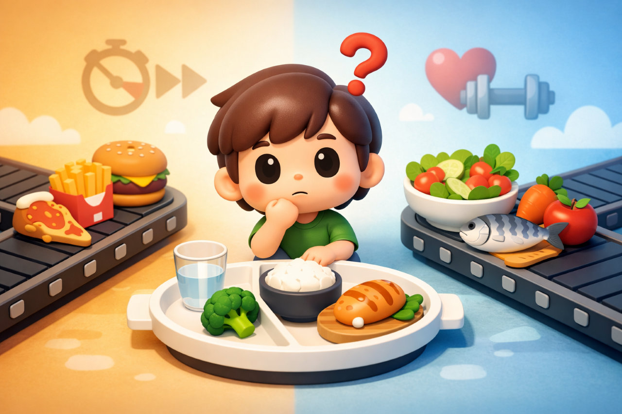 食事が流れ作業に感じるときに今の自分の状態をやさしく整理するための視点