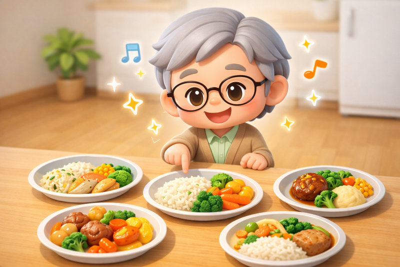 高齢者が選ぶ際のメニューの考え方