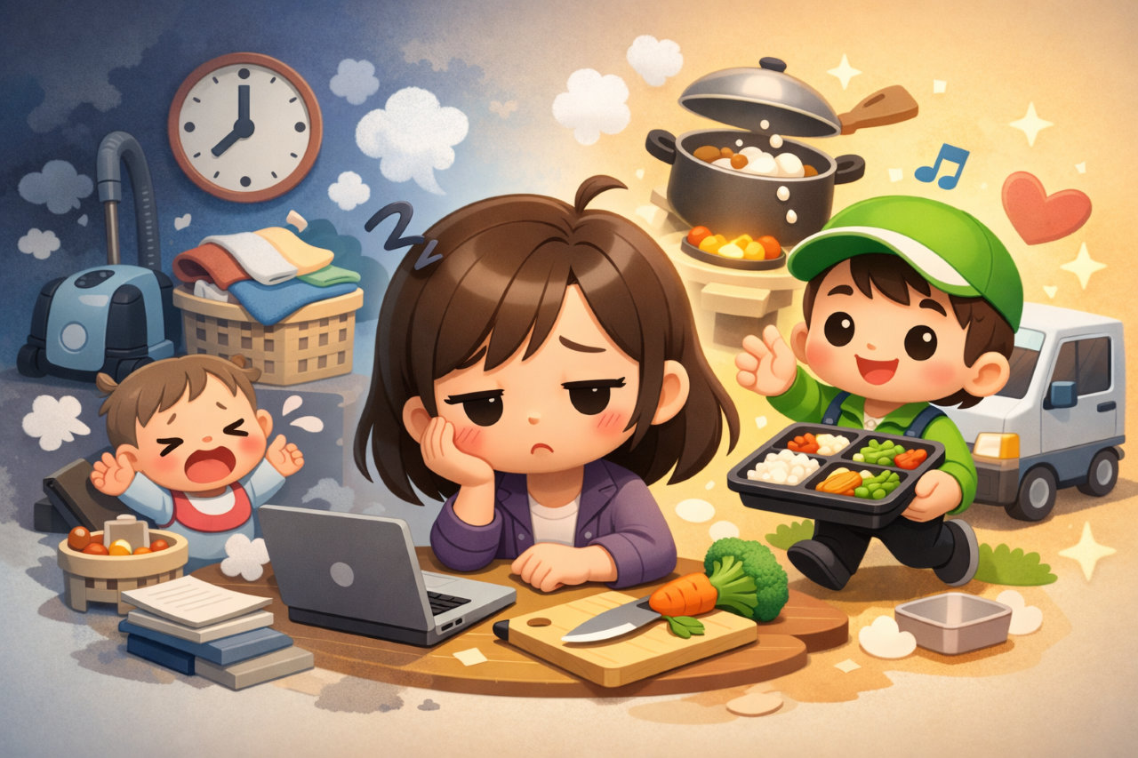 忙しい毎日の中で何故宅食サービスを選ぶ人が増えているのか ― 食事の負担を軽くするための考え方